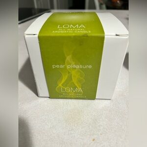 NIB Loma ALL NATURAL‎ PEAR PLEASURE CANDLE NEW NEVER USED